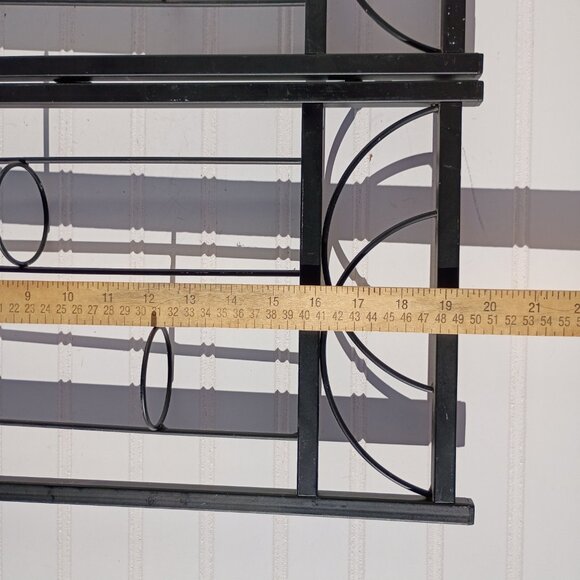 Cathedral Window Votive Candle Holders Gothic Black Wrought Iron Pair Arched Vtg - Picture 12 of 16